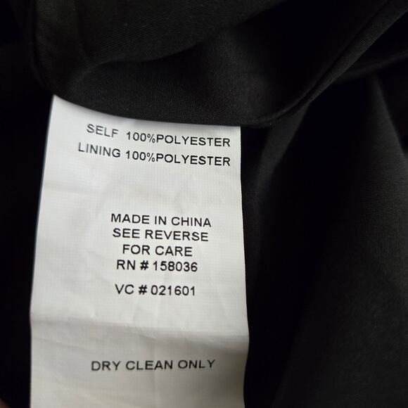 Birdy Grey Mia Convertible Dress Shiny Satin Black XXL Off Shoulder Glam Elegant - Picture 12 of 12